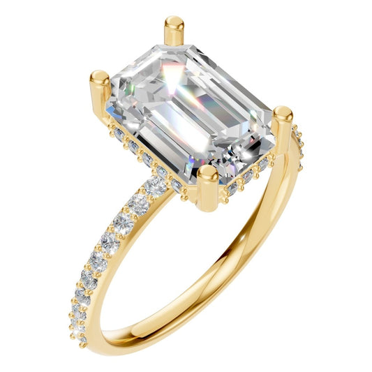 RI-5538 Yellow Gold Ring SET - Main View