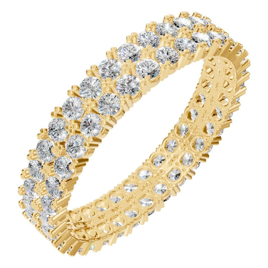 RI-6034 Yellow Gold Ring SET - Main View