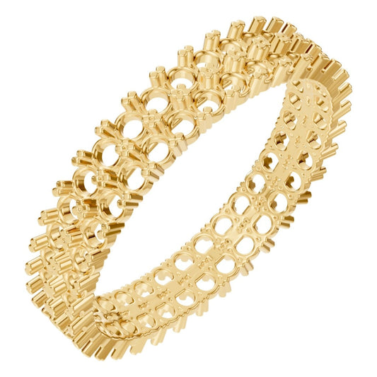 RI-6034 Yellow Gold Ring UNSET - Main View