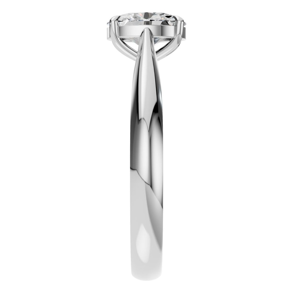 RI-6434 White Gold Ring SET - Side View