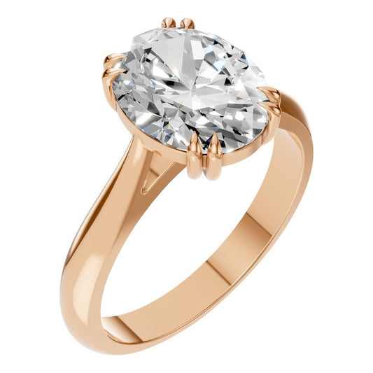 RI-6434 Rose Gold Ring SET - Main View