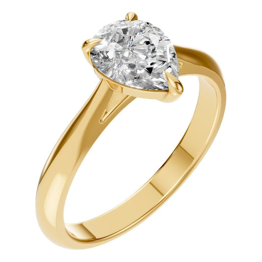 RI-6434 Yellow Gold Ring SET - Main View