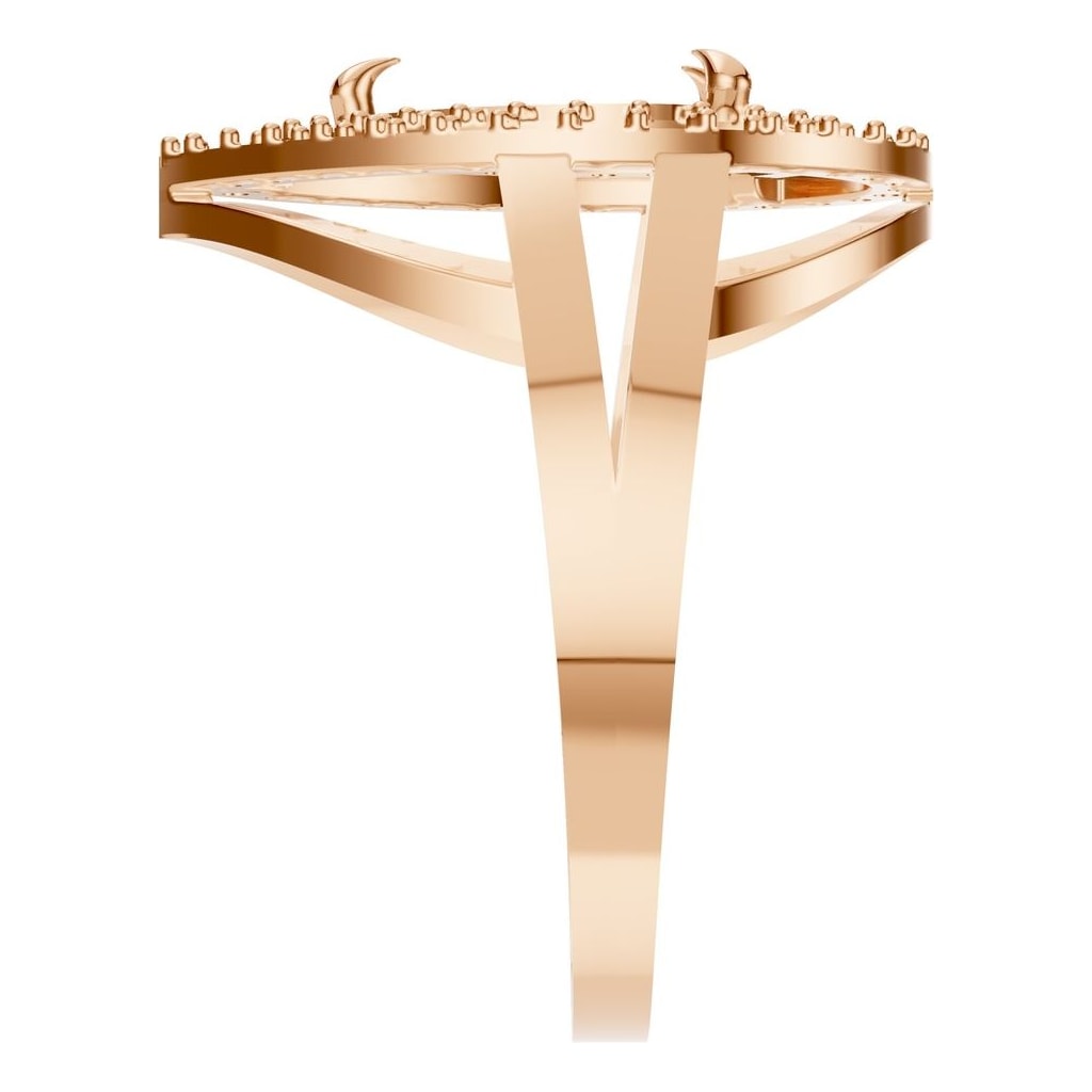 RI-7211 Rose Gold Ring UNSET - Side View