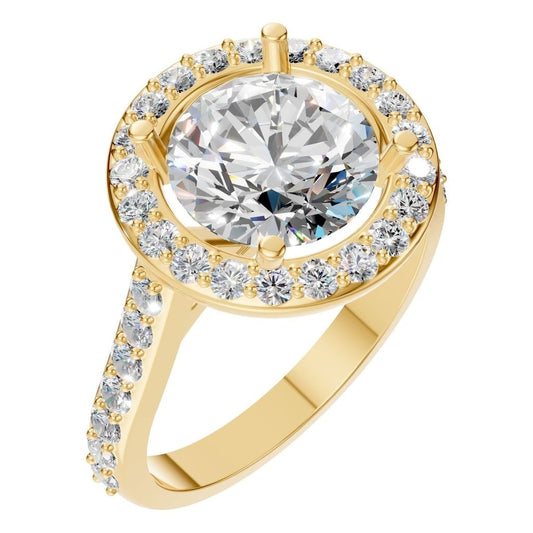 RI-7694 Yellow Gold Ring SET - Main View