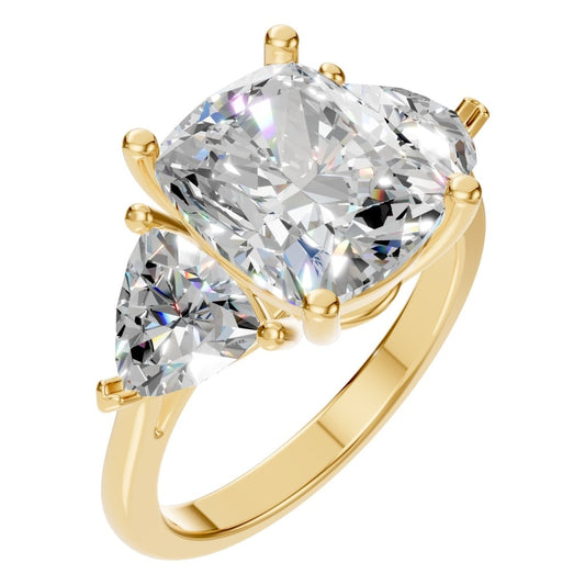 RI-7733 Yellow Gold Ring SET - Main View