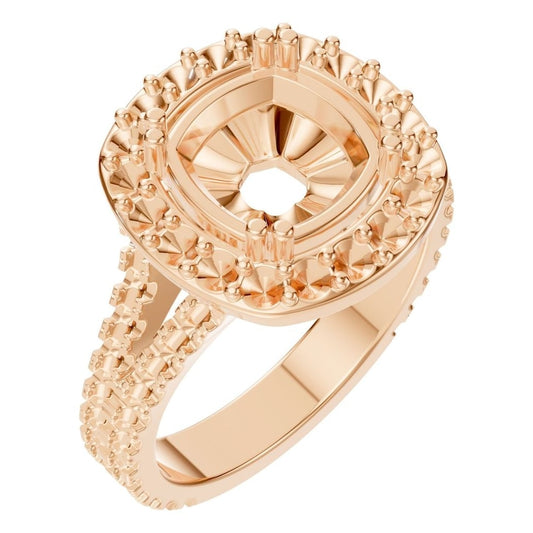 RI-7842 Rose Gold Ring UNSET - Main View