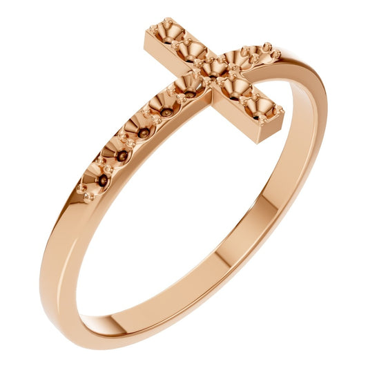 RI-7995 Rose Gold Ring UNSET - Main View
