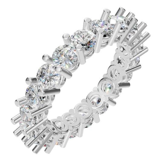 RI-8213 White Gold Ring SET - Main View