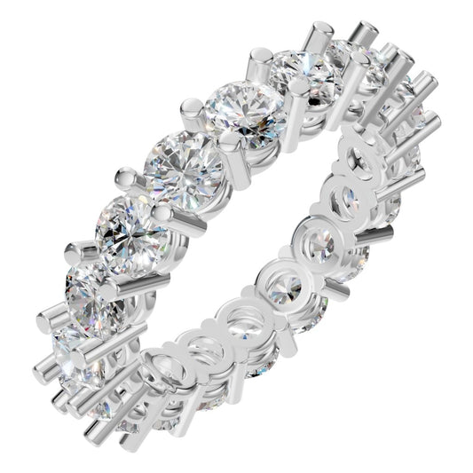 RI-8213 White Gold Ring SET - Main View