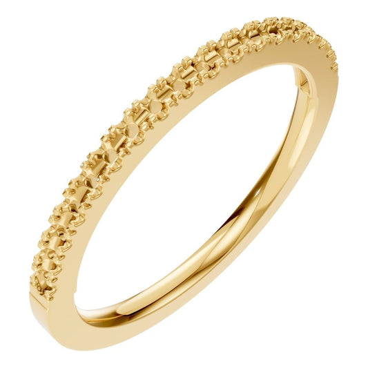 RI-8536 Yellow Gold Ring UNSET - Main View