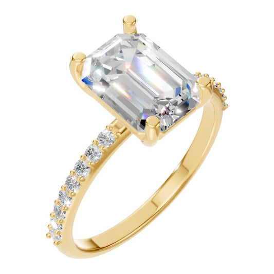 RI-8881 Yellow Gold Ring SET - Main View