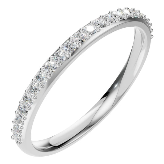 RI-8902 White Gold Ring SET - Main View