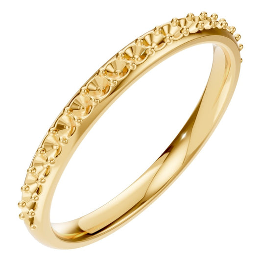 RI-8902 Yellow Gold Ring UNSET - Main View
