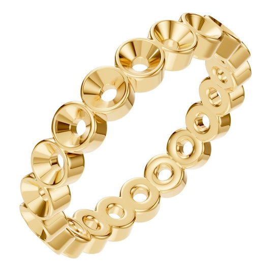 RI-9215 Yellow Gold Ring UNSET - Main View