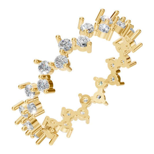 RI-9244 Yellow Gold Ring SET - Main View