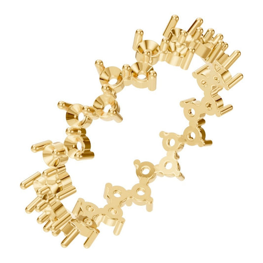 RI-9244 Yellow Gold Ring UNSET - Main View