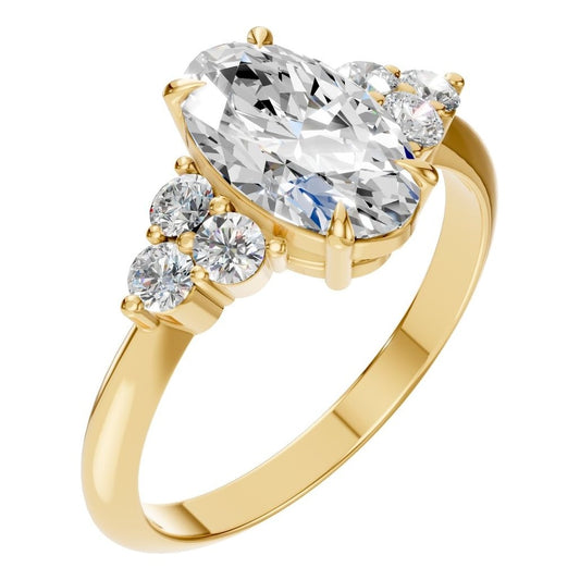 RI-9384 Yellow Gold Ring SET - Main View