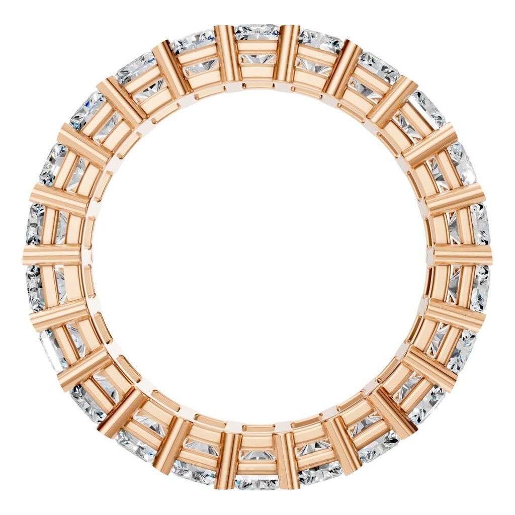 RI-9406 Rose Gold Ring SET - Top View