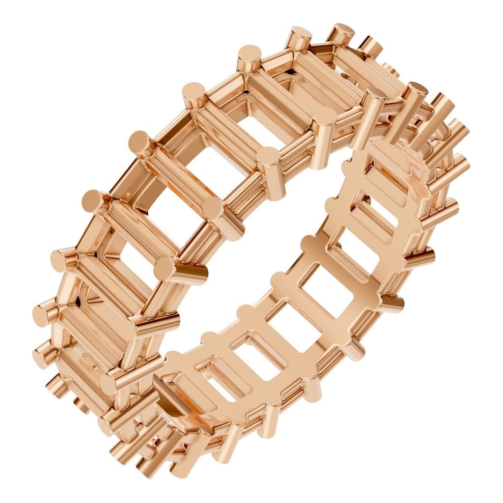 RI-9406 Rose Gold Ring UNSET - Main View