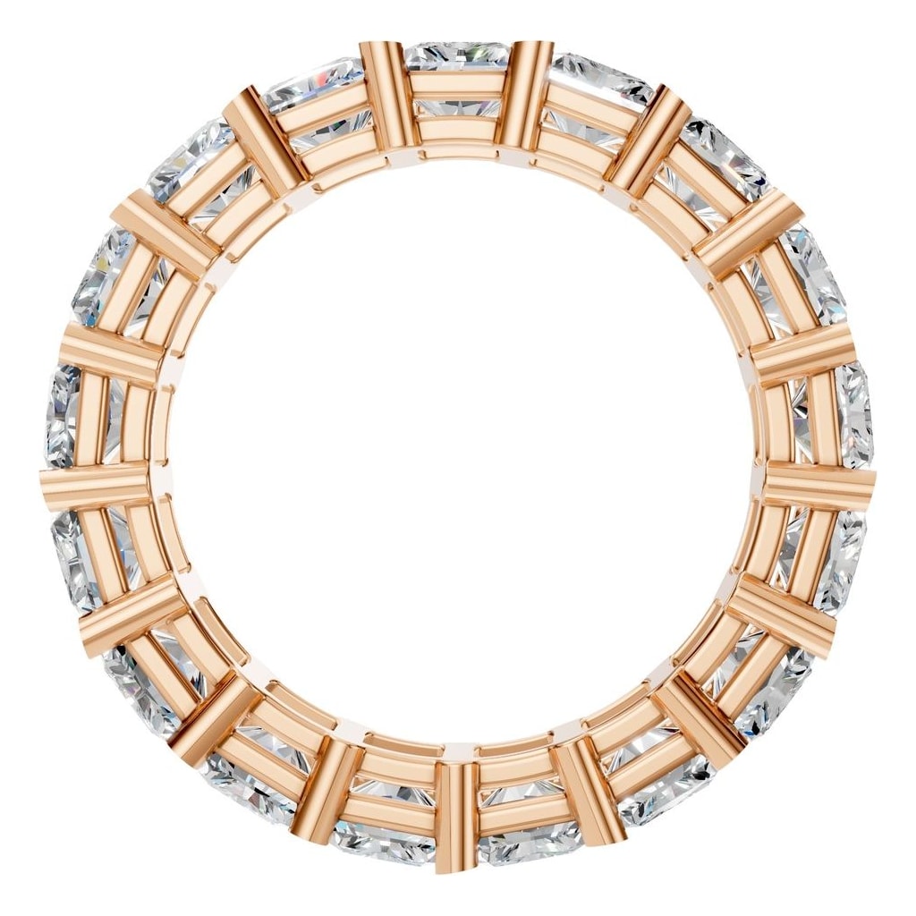 RI-9406 Rose Gold Ring SET - Top View