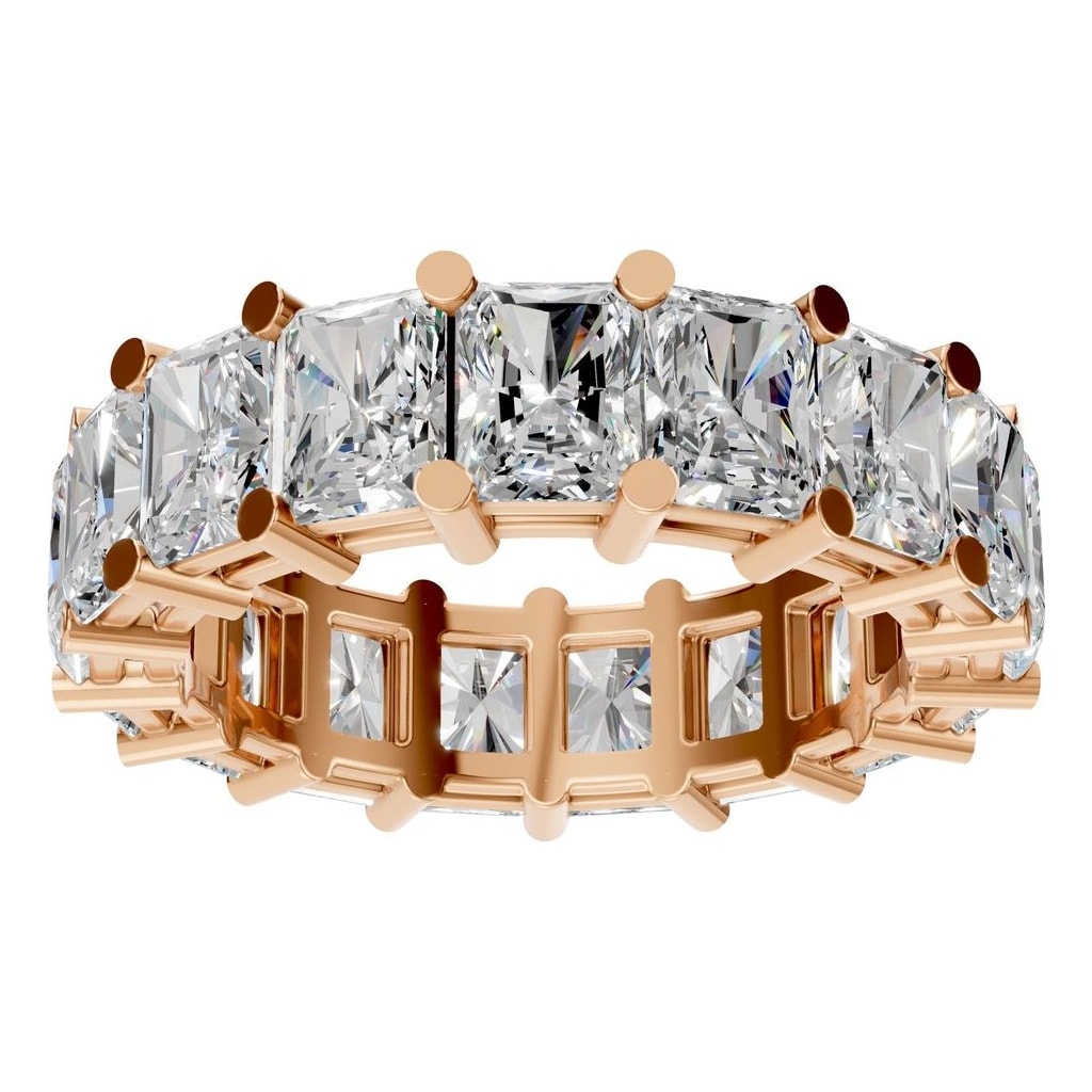 RI-9406 Rose Gold Ring SET - Front View