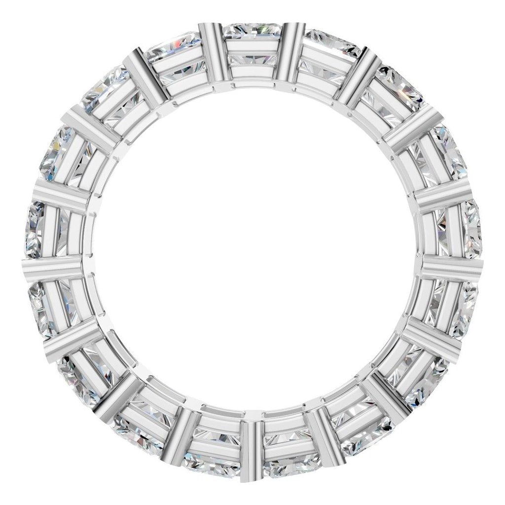 RI-9406 White Gold Ring SET - Top View