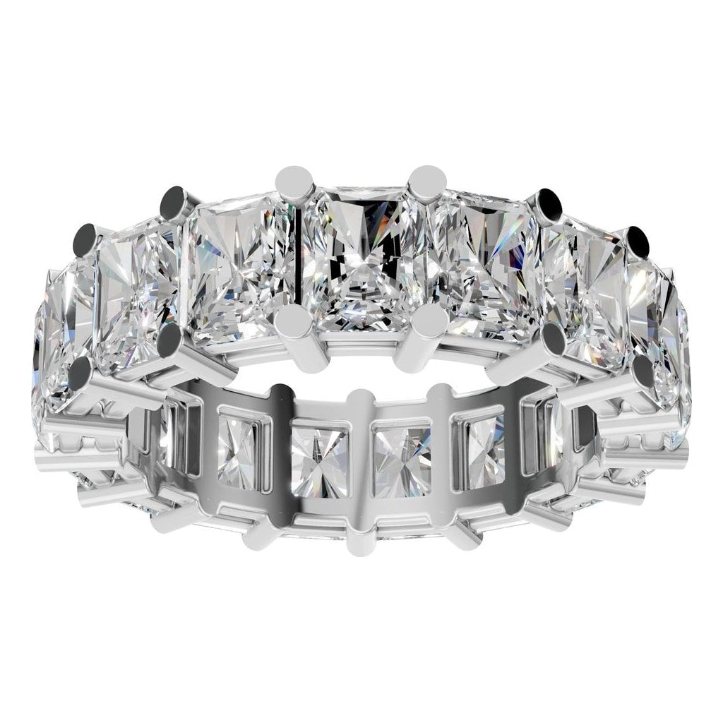 RI-9406 White Gold Ring SET - Front View
