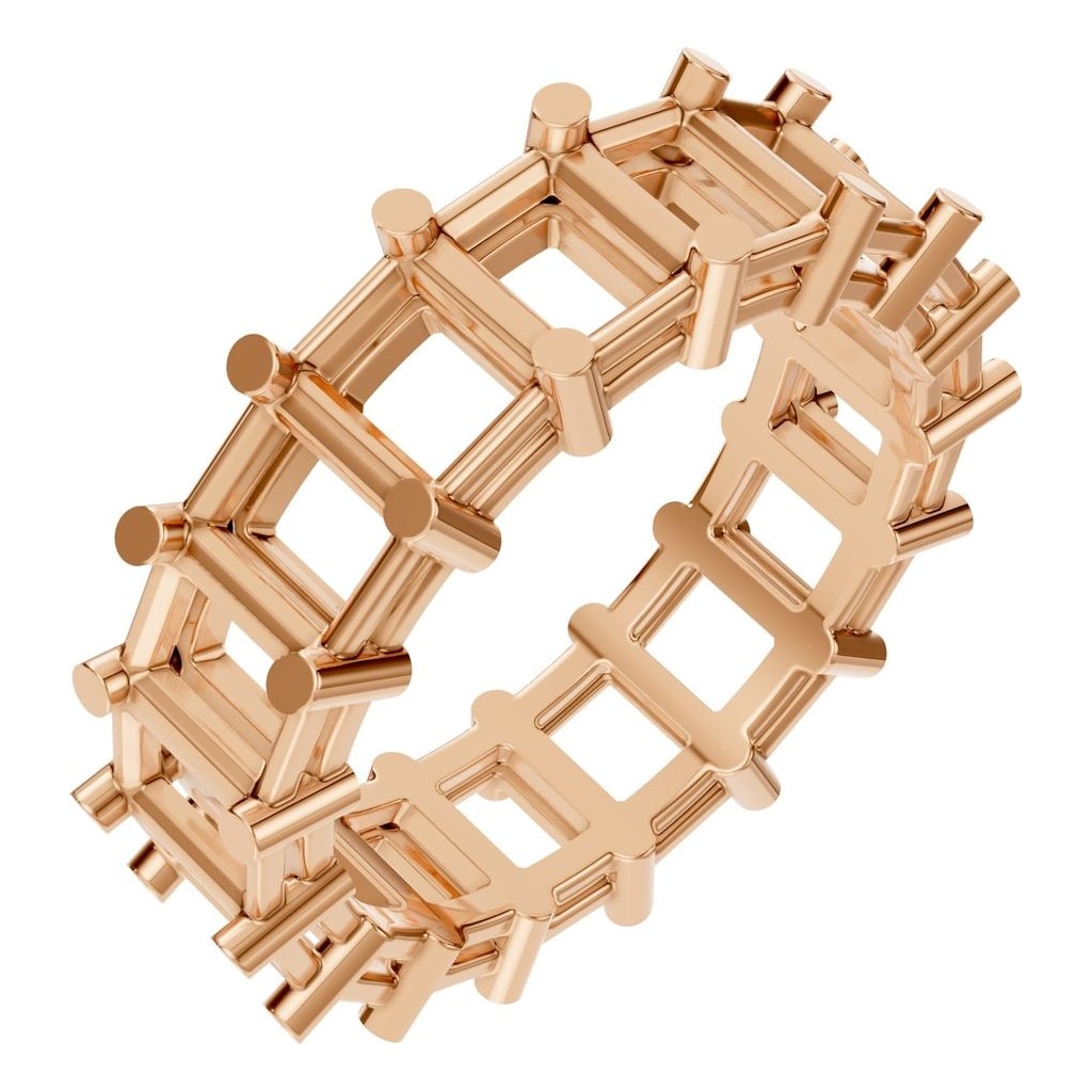 RI-9406 Rose Gold Ring UNSET - Main View