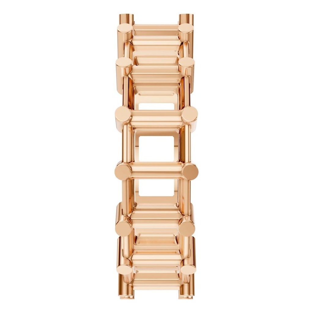 RI-9406 Rose Gold Ring UNSET - Side View