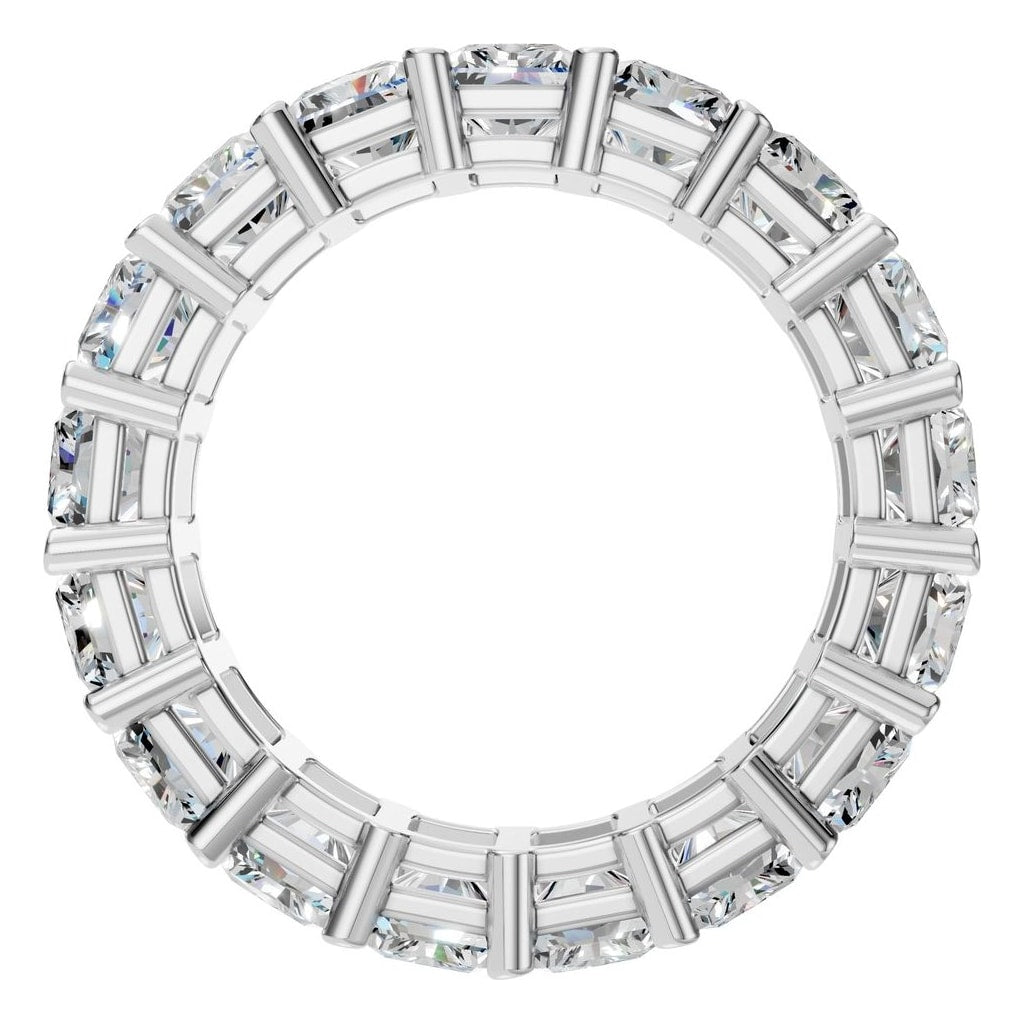 RI-9406 White Gold Ring SET - Top View