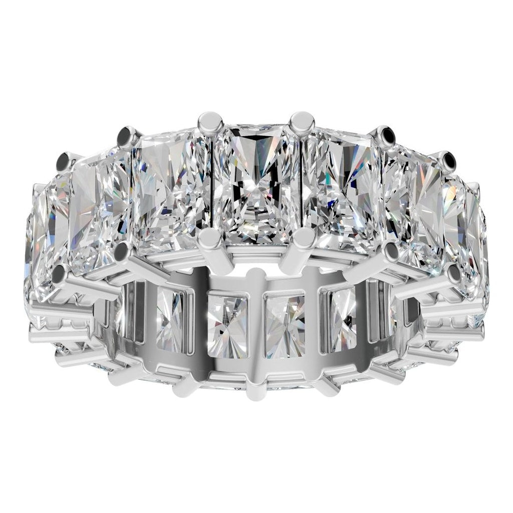 RI-9406 White Gold Ring SET - Front View