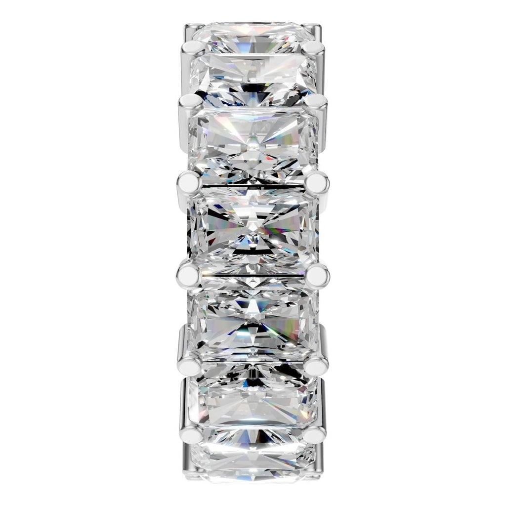 RI-9406 White Gold Ring SET - Side View