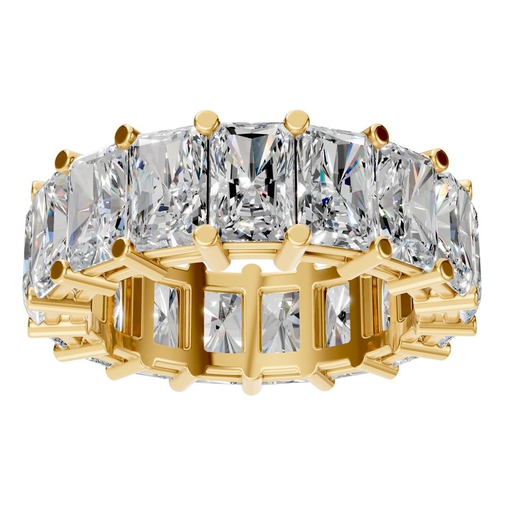 RI-9406 Yellow Gold Ring SET - Front View