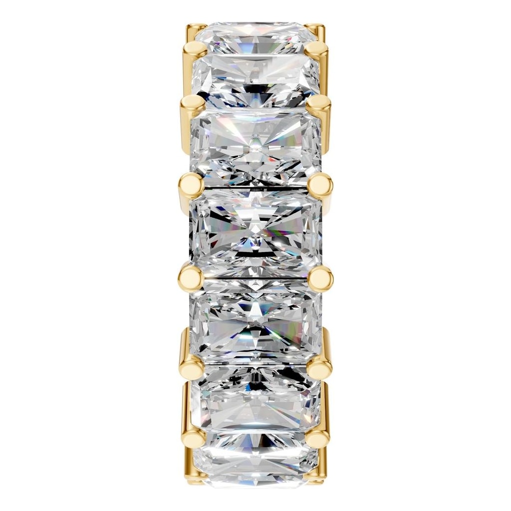 RI-9406 Yellow Gold Ring SET - Side View
