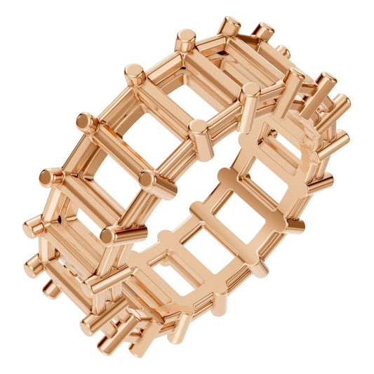 RI-9406 Rose Gold Ring UNSET - Main View