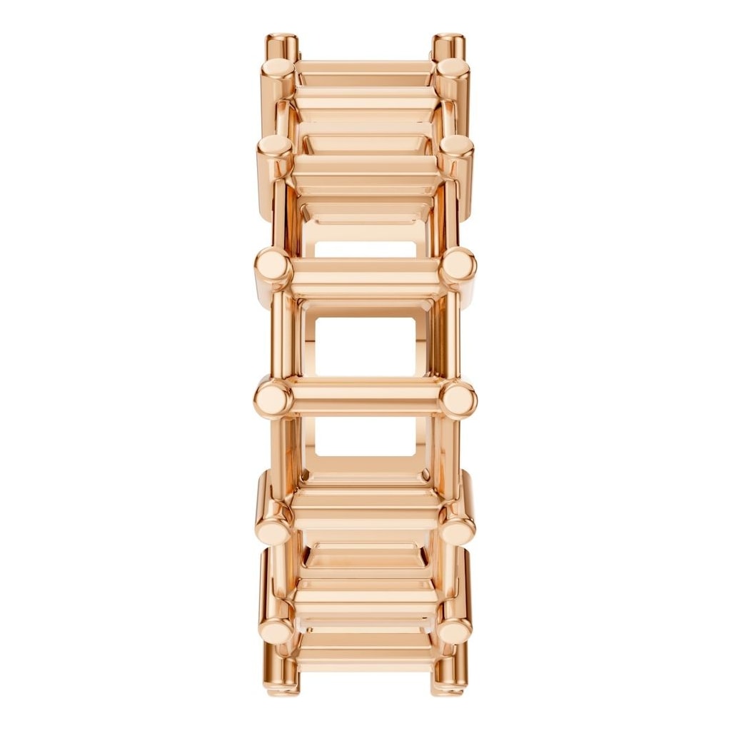 RI-9406 Rose Gold Ring UNSET - Side View