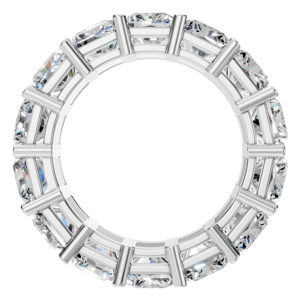 RI-9406 White Gold Ring SET - Top View