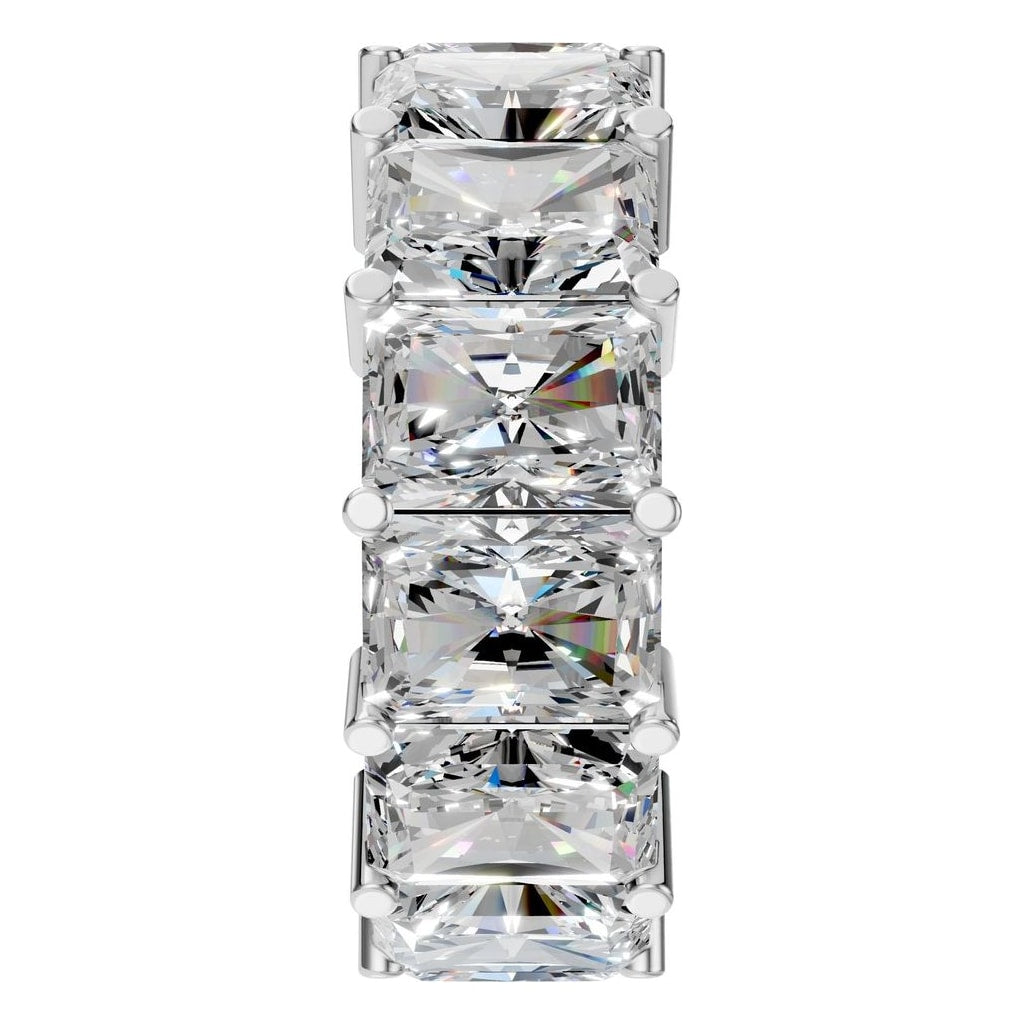 RI-9406 White Gold Ring SET - Side View