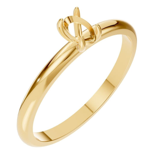 RI-9495 Yellow Gold Ring UNSET - Main View