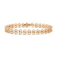 BR-1495 Rose Gold Bracelet UNSET - Main View