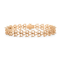 BR-1495 Rose Gold Bracelet UNSET - Main View