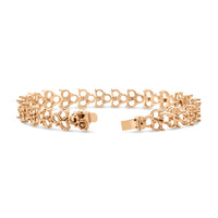 BR-1495 Rose Gold Bracelet UNSET - BACK