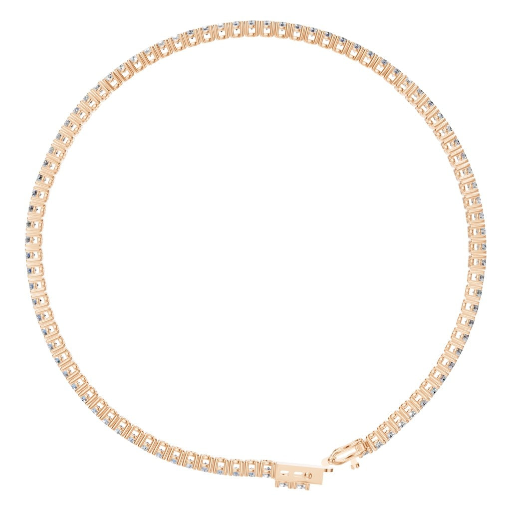 BR-5058 Rose Gold Bracelet SET - Top View