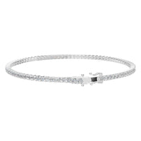 BR-5058 White Gold Bracelet SET - Back View