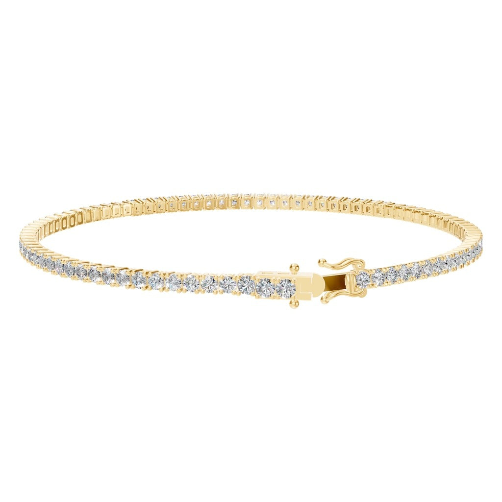 BR-5058 Yellow Gold Bracelet SET - Back View