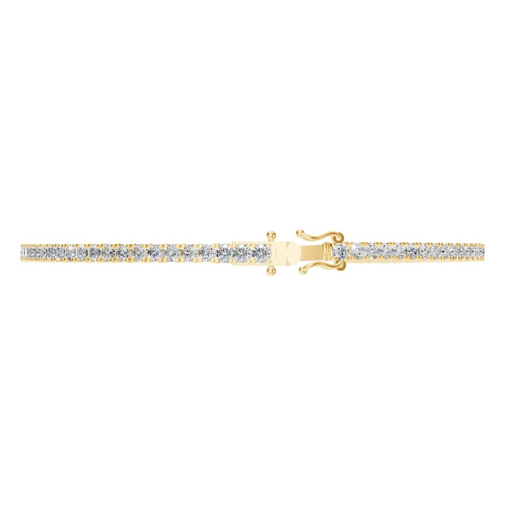 BR-5058 Yellow Gold Bracelet SET - Side View