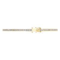 BR-5058 Yellow Gold Bracelet SET - Side View