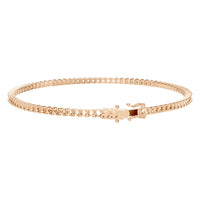 BR-5058 Rose Gold Bracelet UNSET - Back View