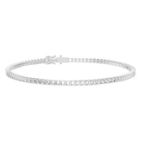 BR-5058 White Gold Bracelet UNSET - Main View