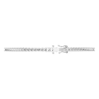 BR-5058 White Gold Bracelet UNSET - Side View